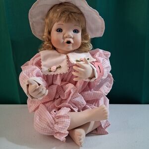Aston Drake Precious In Pink Porcelain Doll